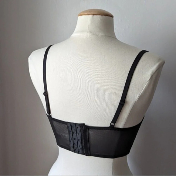 Perfect Long Line Bralette in Ebony (black) 36B Xhilaration. New with tags. - Picture 6 of 8